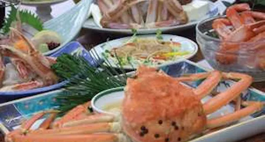 <境港産!松葉ガニ2.5杯分>満喫!【美保館名物カニ三昧】プラン!!
