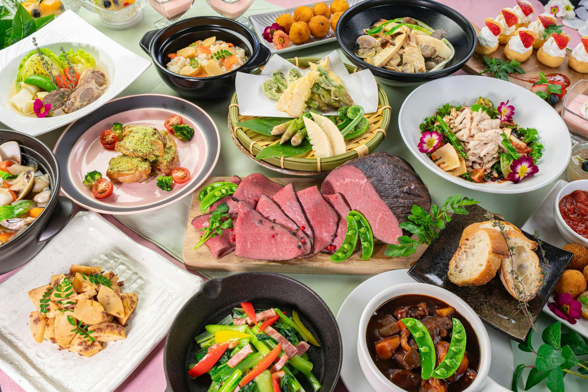 ・แผนรวมอาหาร 2 มื้อสำหรับ 1 คืน (บุฟเฟต์อาหารเย็นและอาหารเช้า)