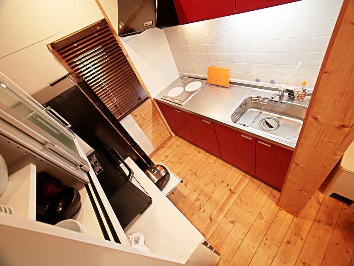 【บ้านพักตากอากาศแบบคอทเทจ ประเภท A・ห้องครัว】