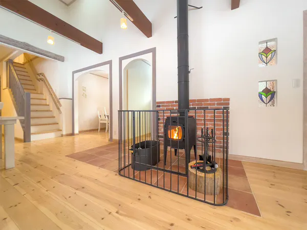 ミモザ_薪ストーブ