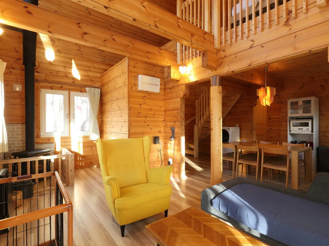 【露天風呂付ログプレミアム】大地