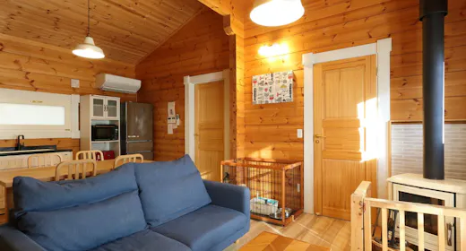 【ล็อกเฮาส์พรีเมียมพร้อมออนเซ็นกลางแจ้ง】วิวทะเลสาบ (2LDK) HC