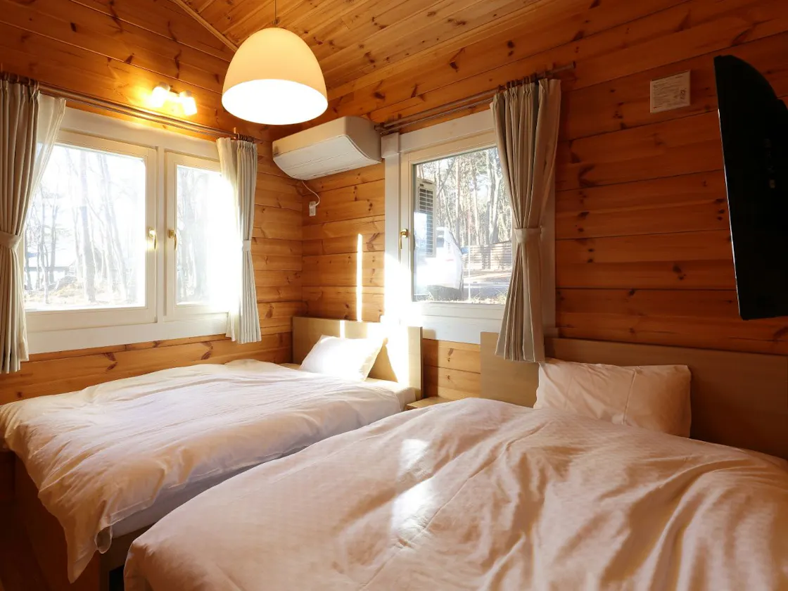 【露天風呂付ログプレミアム】湖(2LDK)HC