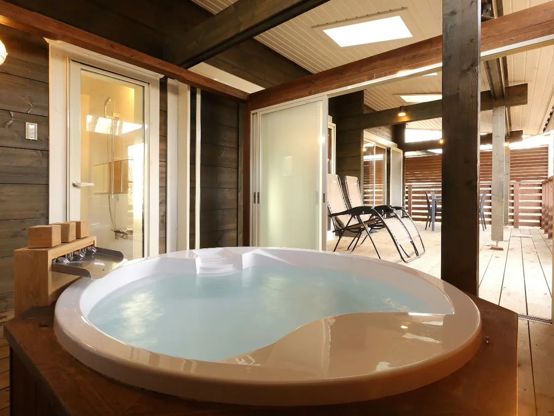 サウナ&露天風呂付ログプレミアム リンナ