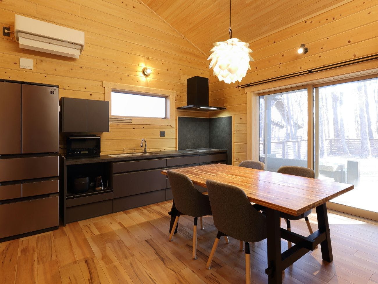 サウナ＆露天風呂付ログプレミアム　ミ―サ