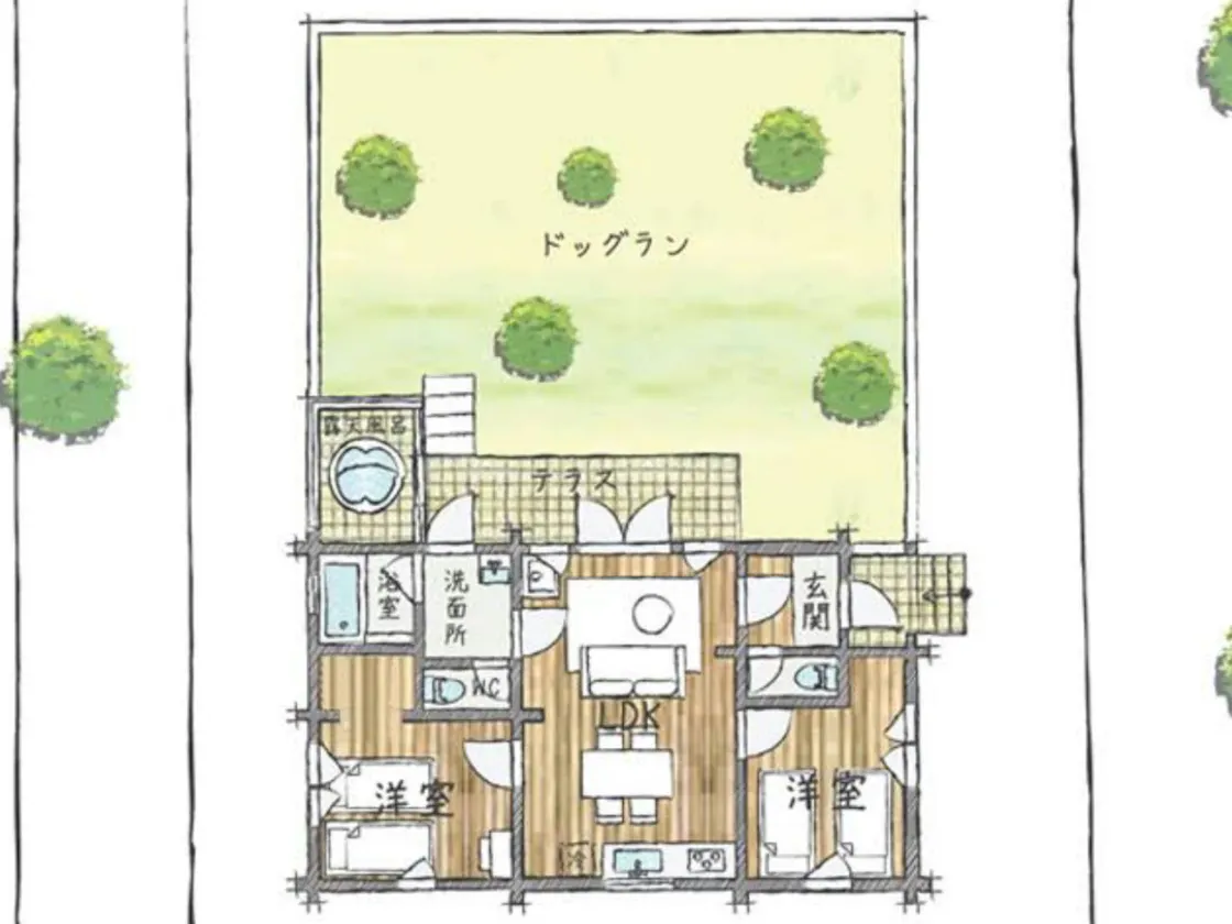 ログプレミアム~湖~間取り