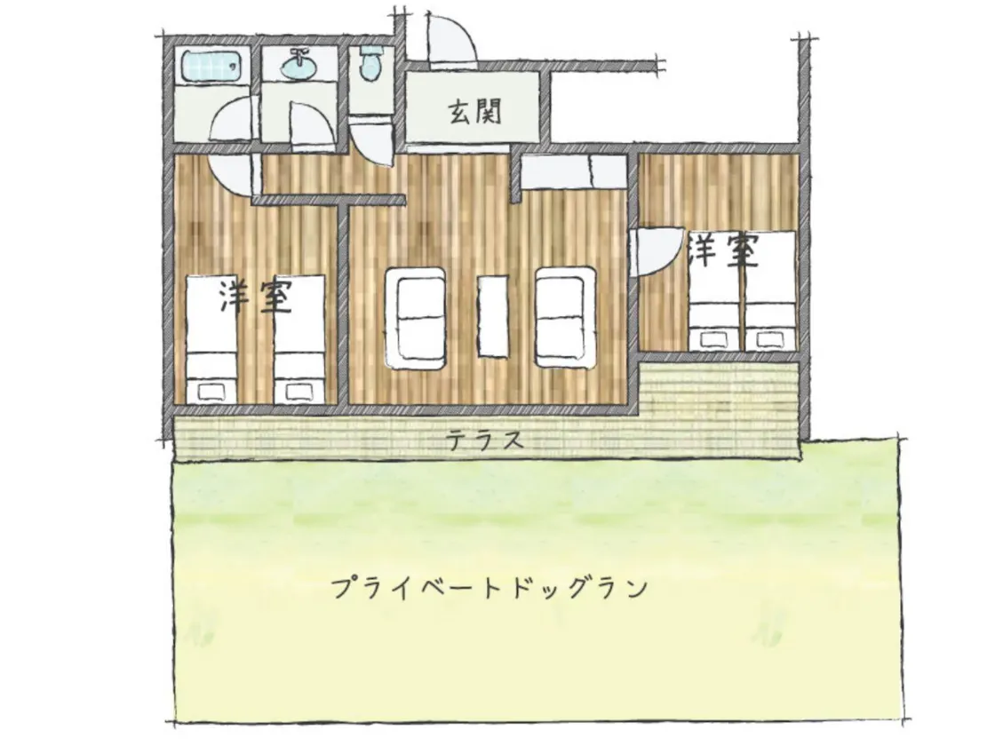 B1-レイクサイドドッグヴィラB1 Part2