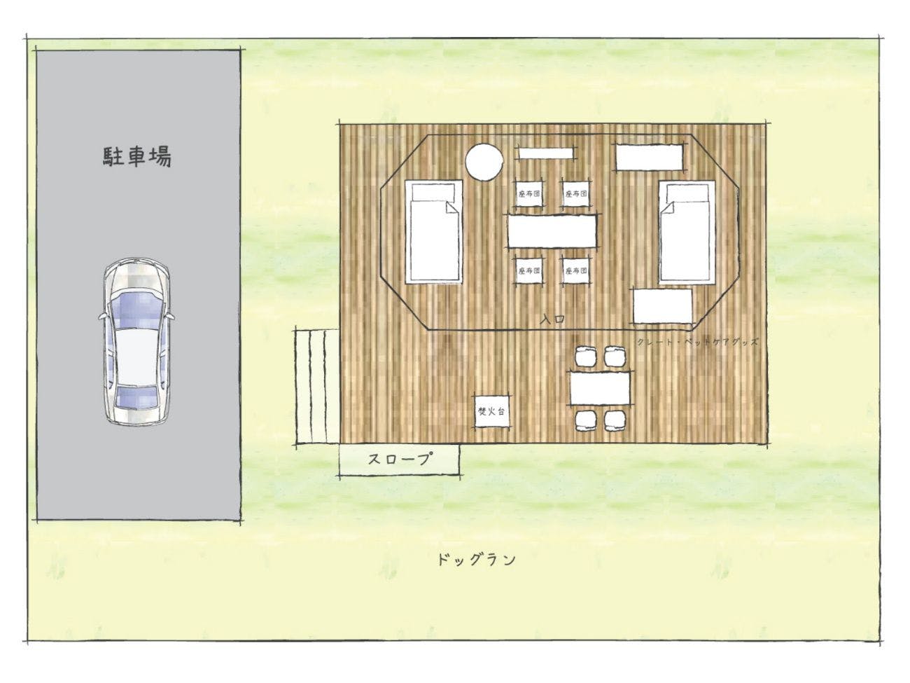グランピング間取り