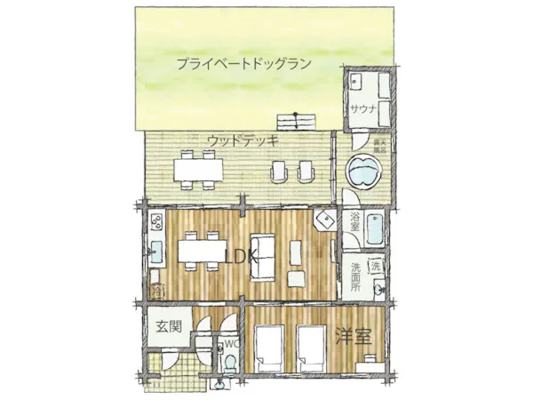ログプレミアム~タイカ~間取り