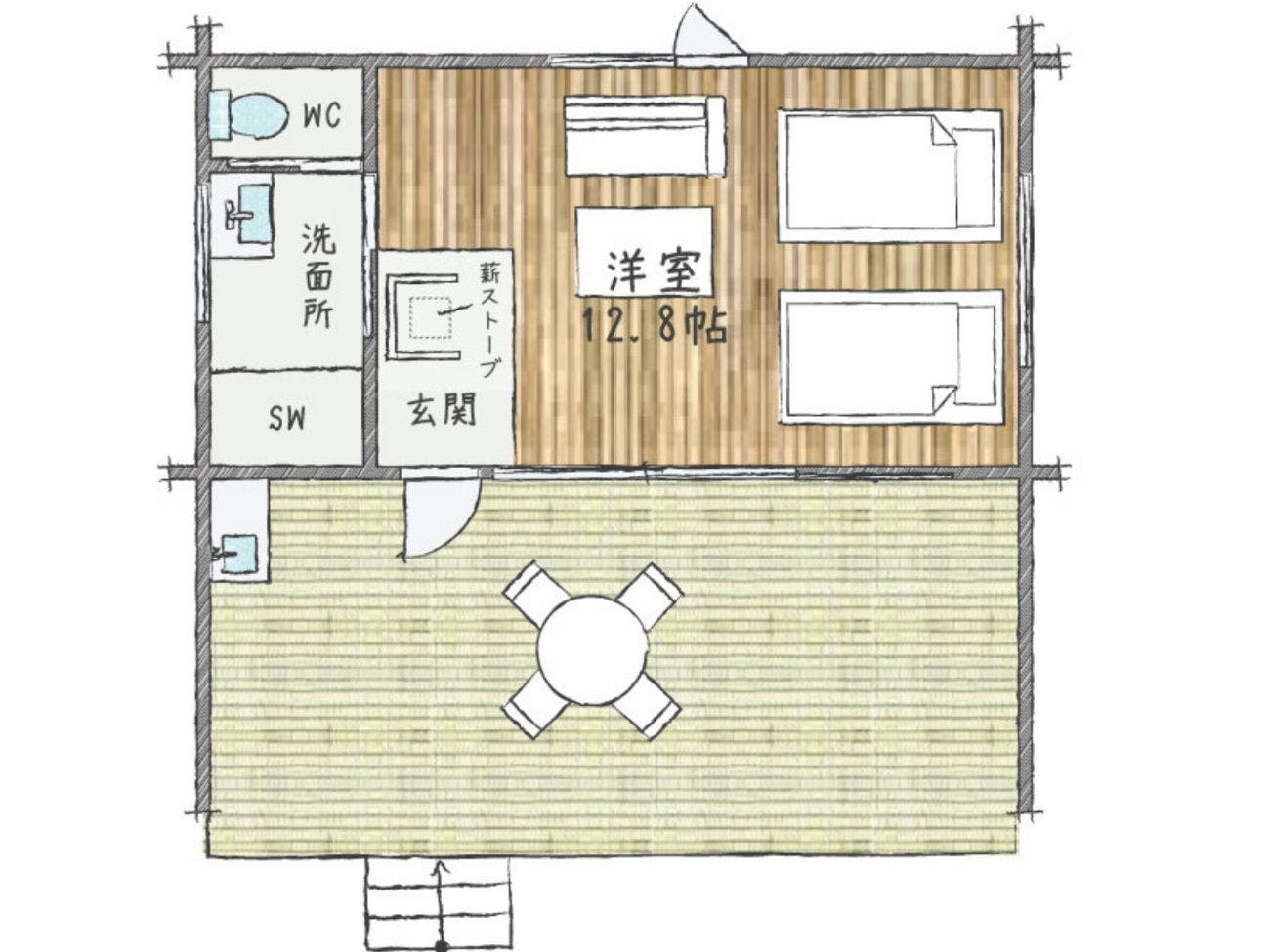 グランピングガーデンテラス 間取り
