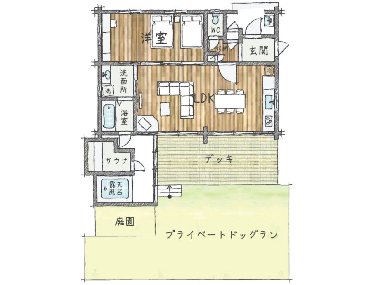 ログプレミアム～ミーサ～間取り