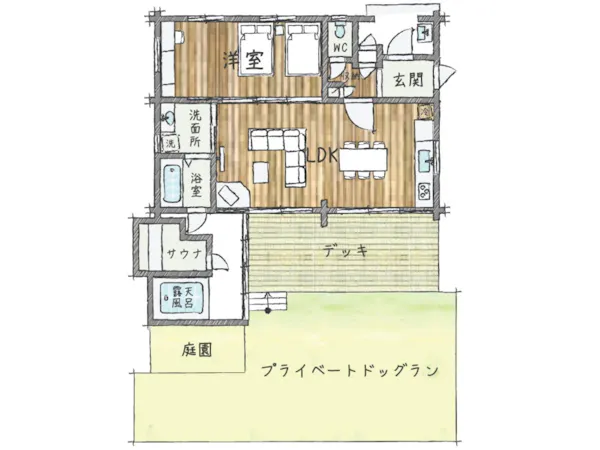 ログプレミアム~ミーサ~間取り