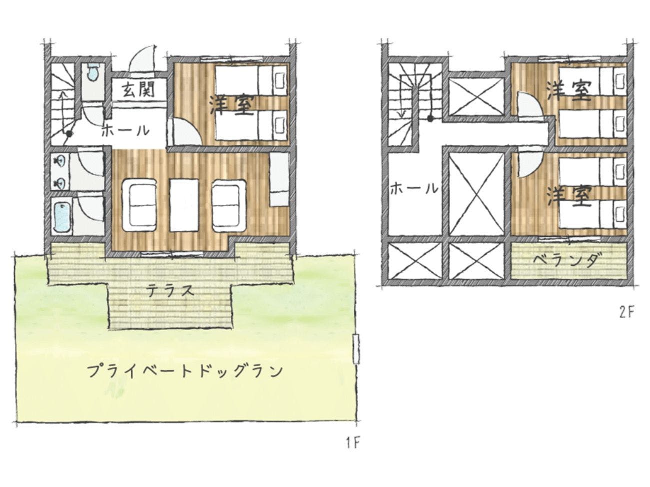 【湖を望むレイクサイドドッグヴィラ】P6