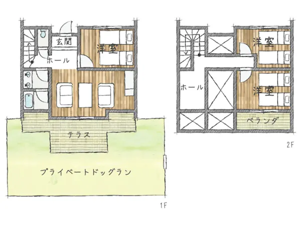 【湖を望むレイクサイドドッグヴィラ】P6