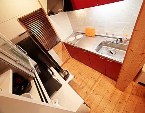 【貸別荘コテージＡタイプ・キッチン】