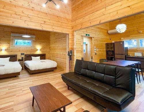 サウナ＆露天風呂付ログプレミアム リンナ