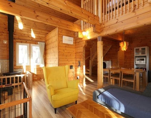 【露天風呂付ログプレミアム】大地