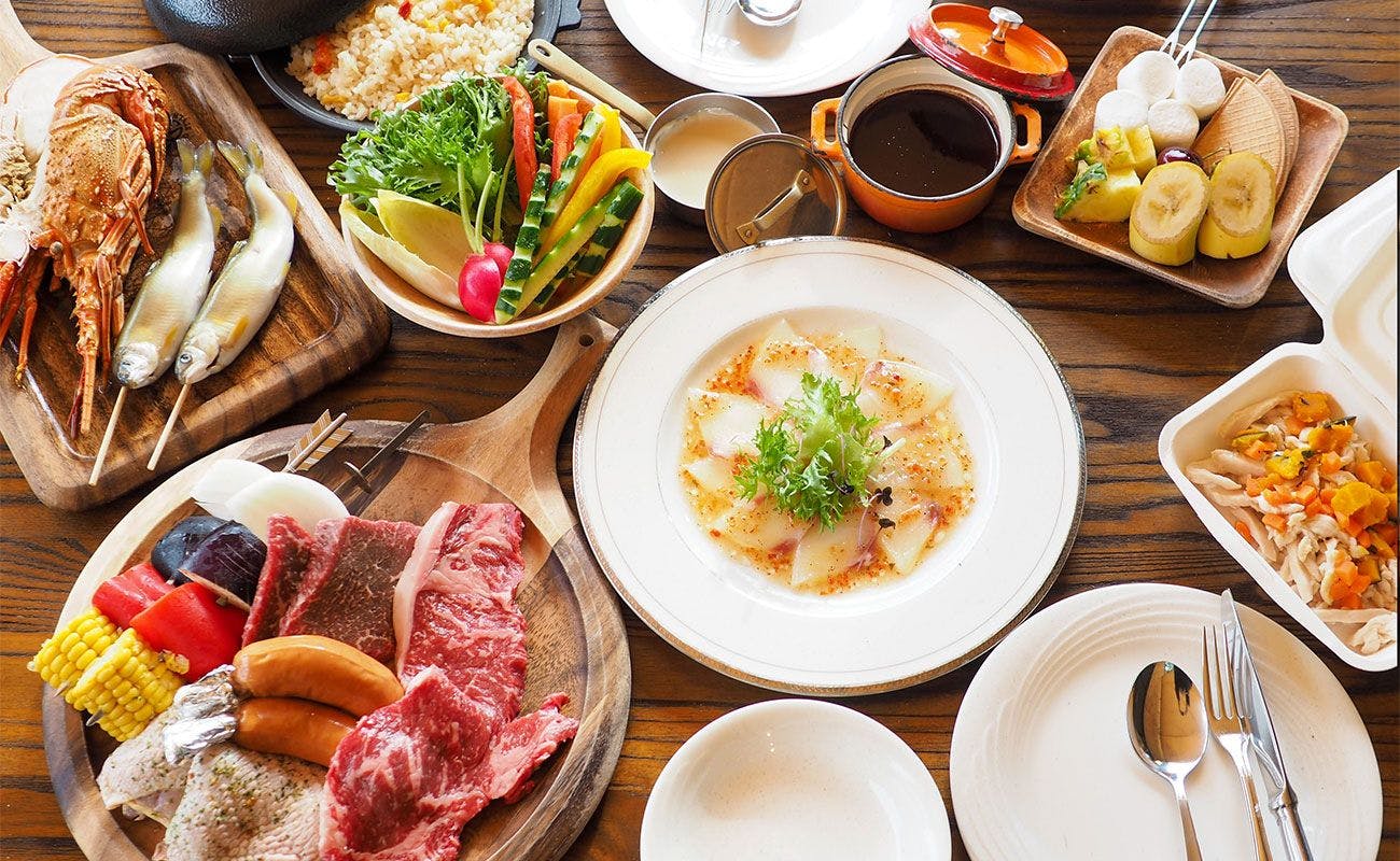 【グランピングバーベキューコース】