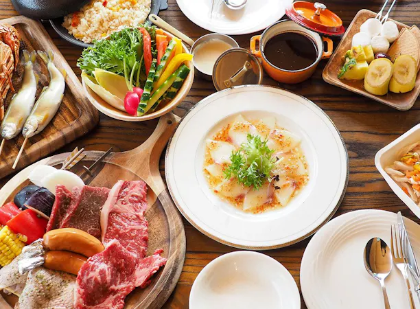 【グランピングバーベキューコース】