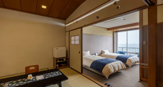 南館 和室8畳+ツインベッド「和洋室」