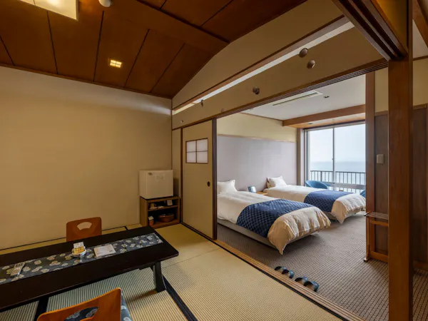 南館 和室8畳+ツインベッド「和洋室」