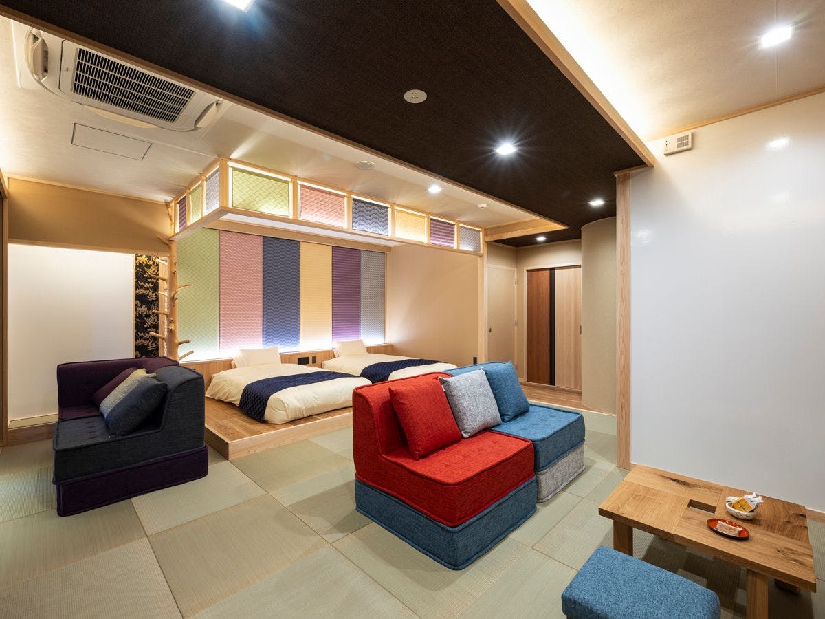 Kamar dengan Pemandian Mata Air Panas Terbuka - Lantai Shinkai -