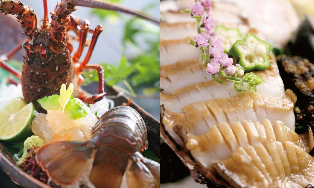 【厳選/伊勢海老・鮑・黒毛和牛】三大味覚饗宴 創作会席を寛ぎながらお部屋で至福の時を堪能