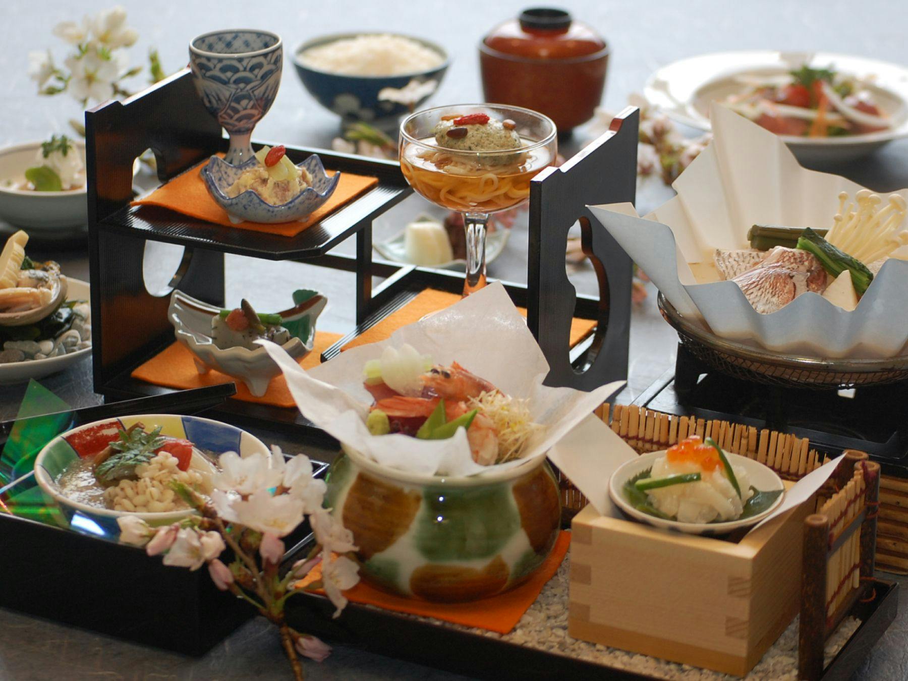 【創作会席 風月御膳】一例