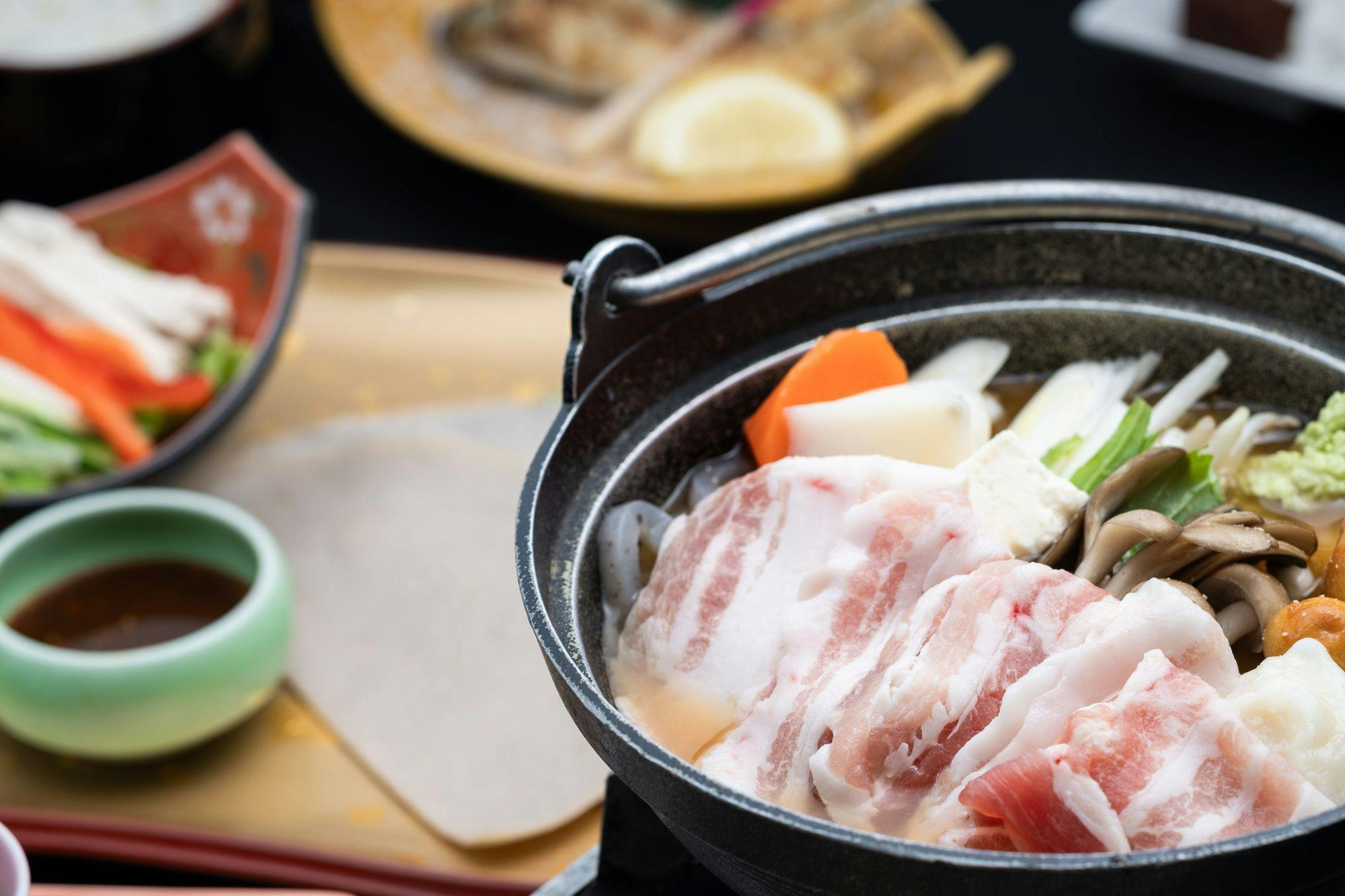 秋だ！温泉！あわしまだ！【10％OFF】　【あわしま会席+山賊鍋】レストラン食