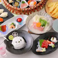 しこつこ春会席とハーフビュッフェ