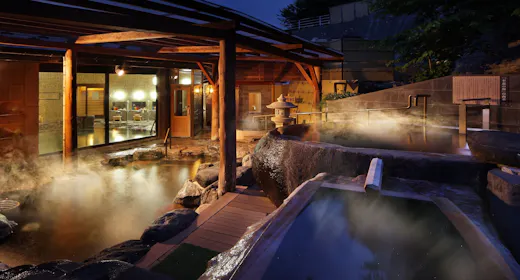 【寛ぎの二人旅】二人でゆったり滞在プラン・21時間ステイ&貸切風呂&地ビール・個室確約