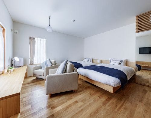 宿坊KANETSUNEツインベッドルーム