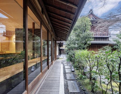 食堂ICHIFUNEから臨む指定名勝