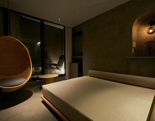 防水対応の寝室です。