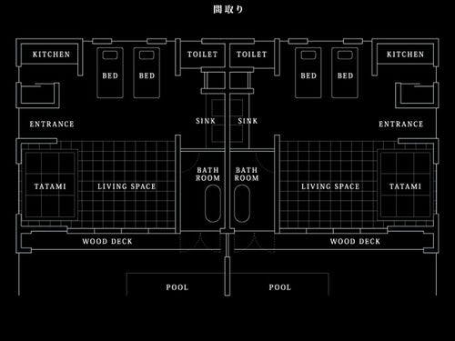 お部屋の間取りです。