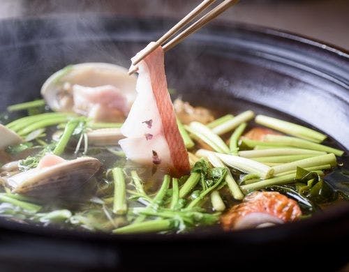 夕食一例<BR>※お食事は別途料金