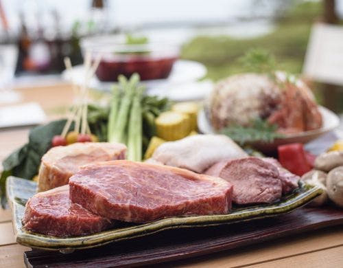 バーベキュー料理写真