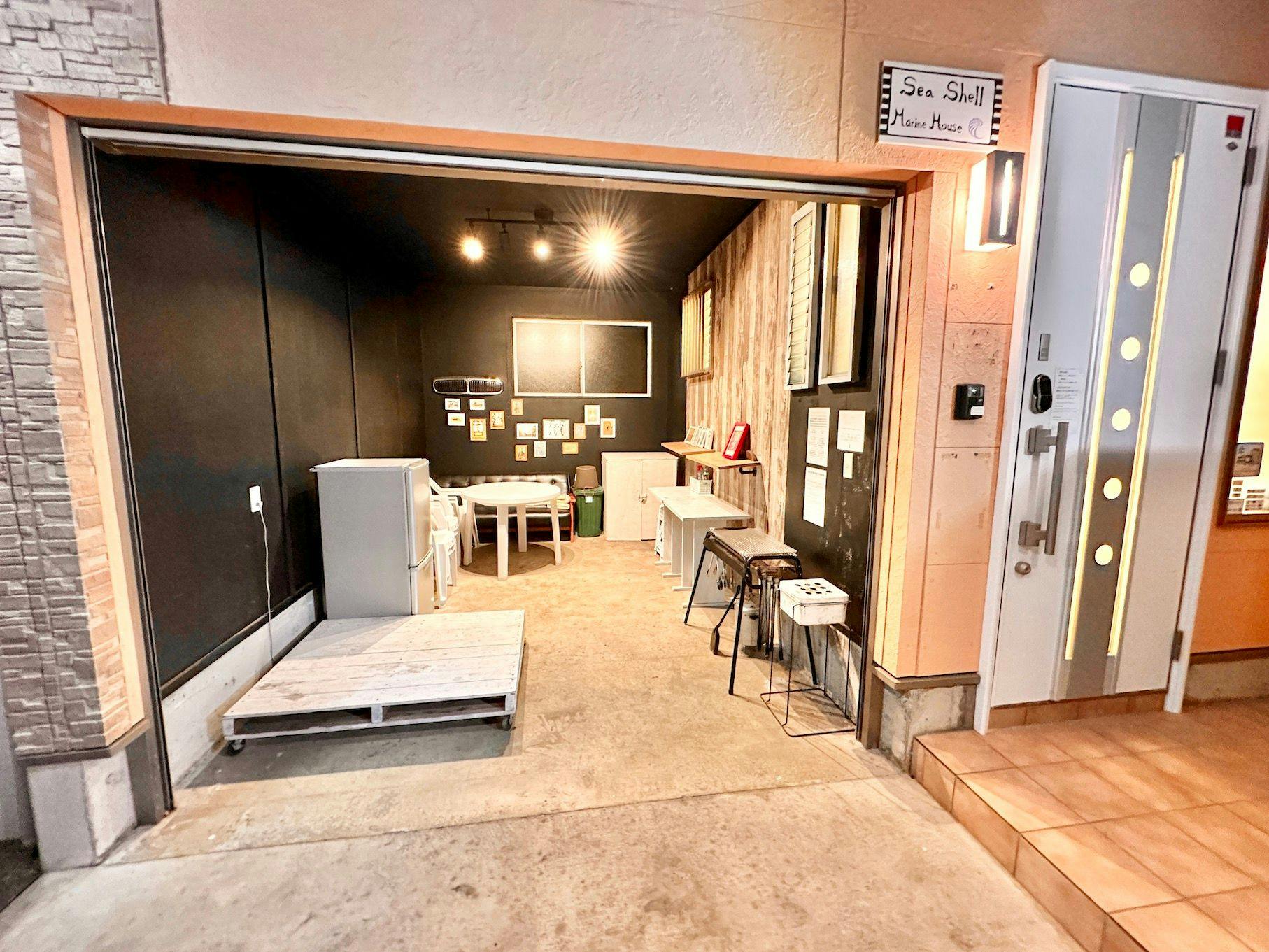 全天候型BBQスペース