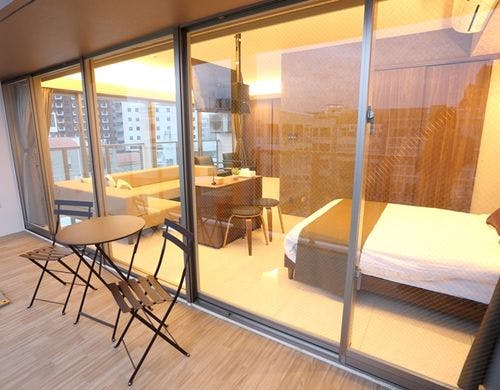 3名・4名の場合の室内セッティング例です