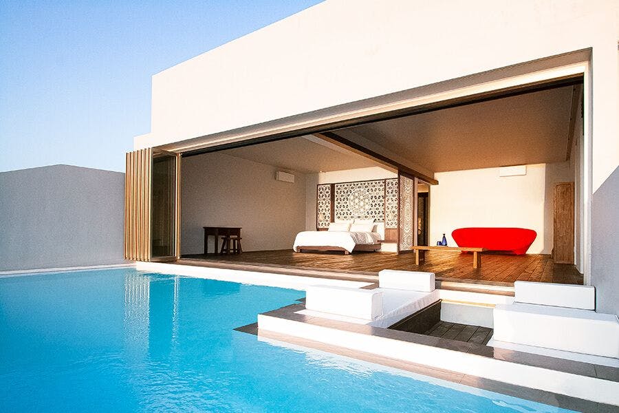 オーシャンフロントのゲストルーム