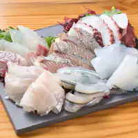 新鮮な淡路のお魚の盛り合わせ