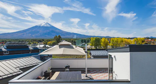 【素泊り】富士山一望!一棟貸切で楽しむプライベートステイ