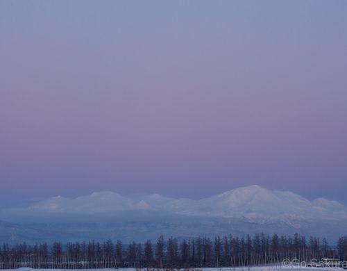 日没後のグラデーション