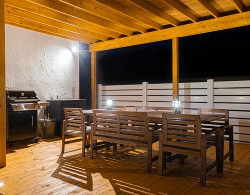 BBQグリルレンタルはオプション8,800円です