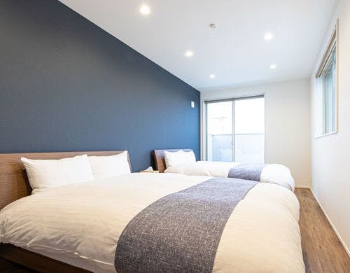 ファーストベッドルーム。