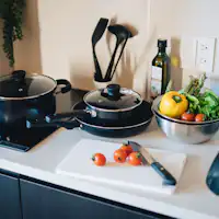 ตัวอย่างการใช้ห้องครัวในห้องพัก