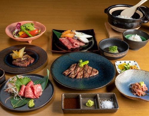 肉バル　ますざき　　ご夕食一例