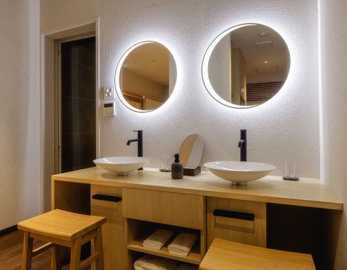 弍ノ庵のパウダールーム