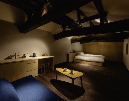 弍ノ庵のベッド