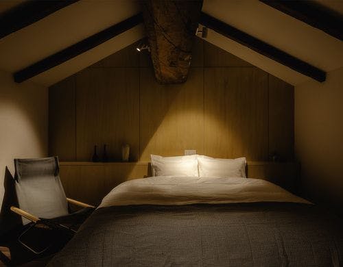 参ノ庵のベッド